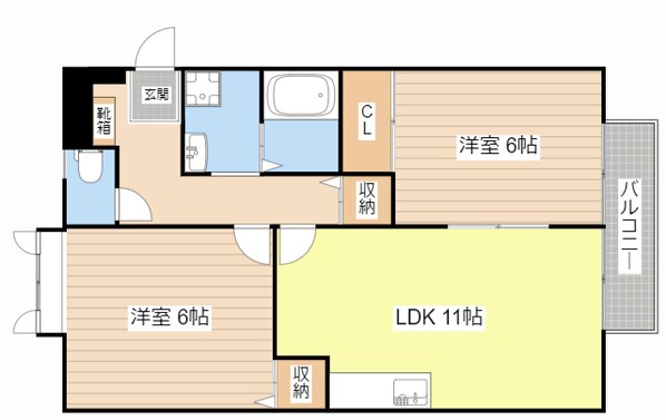 リュシオル守山の物件間取画像